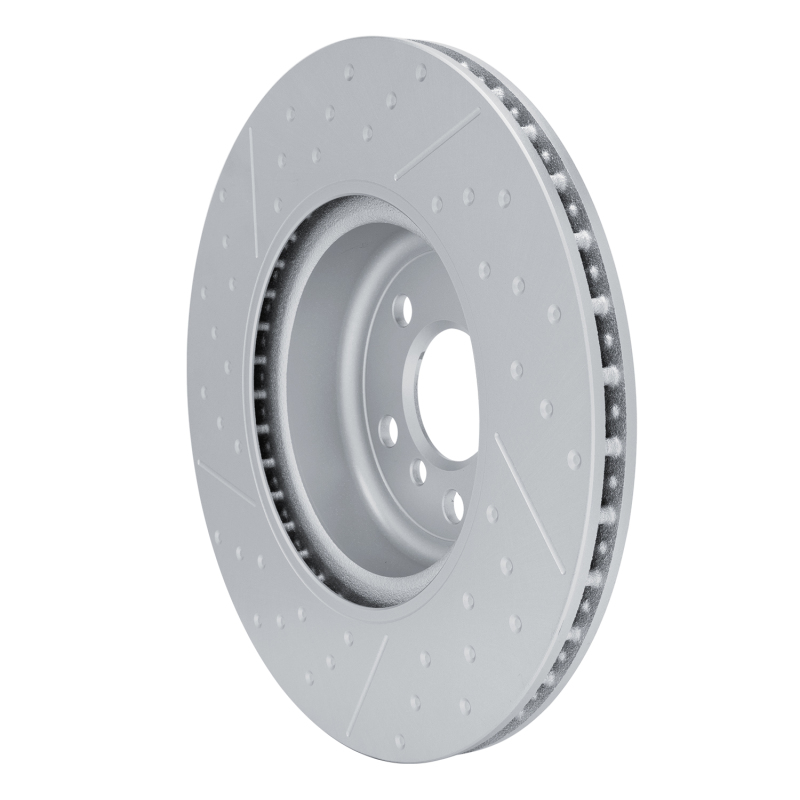 BMW 430I Brake Rotor (1) - Rear Right - R1 Concepts - GeoSPEC Coated Dimpled & Slotted - `20-`25